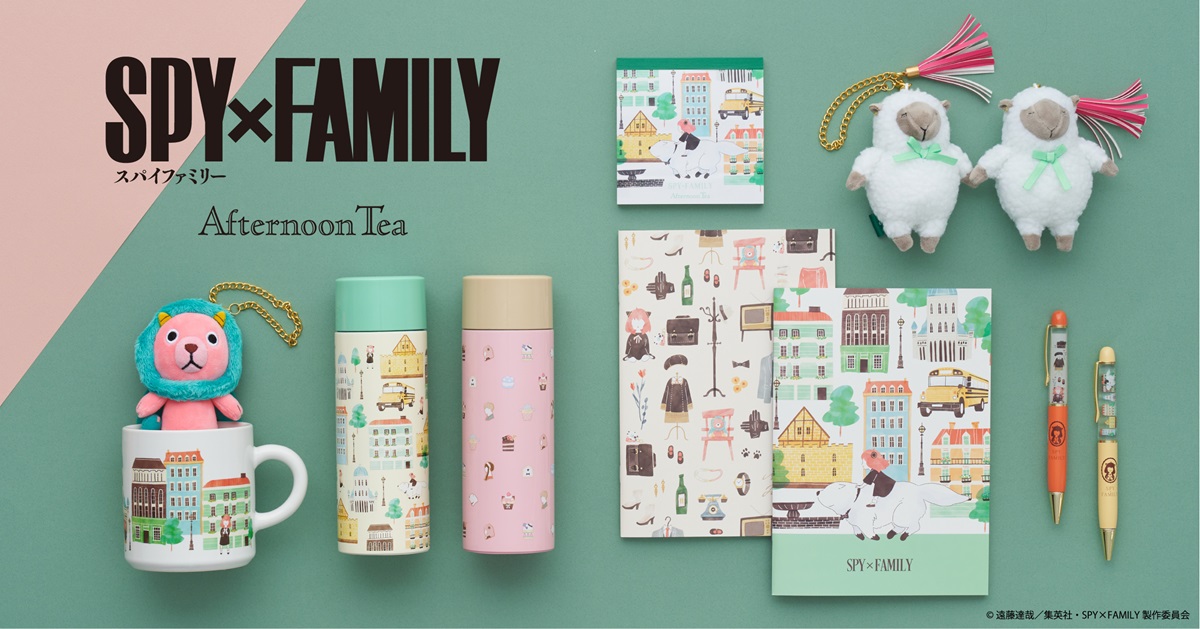 【本館4F/アフタヌーンティー・リビング】Afternoon Tea LIVINGから『SPY×FAMILY』の限定コレクション初登場!