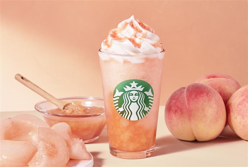 【PARK SIDE1・改札外/スターバックスコーヒー】新商品発売！ヘブンリー ピーチ フラペチーノ®