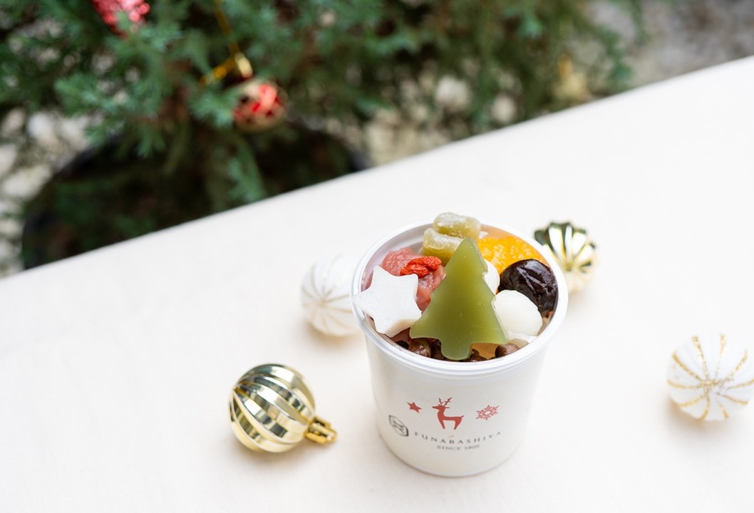 【エキナカ/船橋屋】クリスマスあんみつ