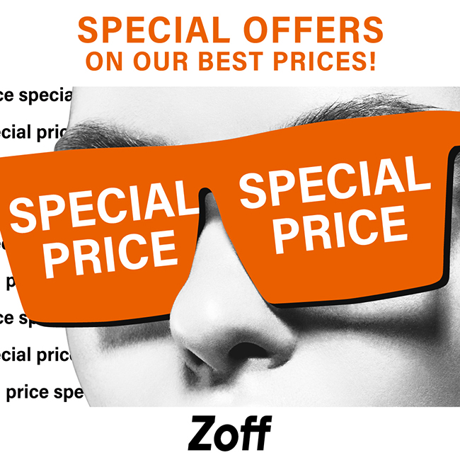 【Zoff（ゾフ）】お得な最新情報のお知らせ♪