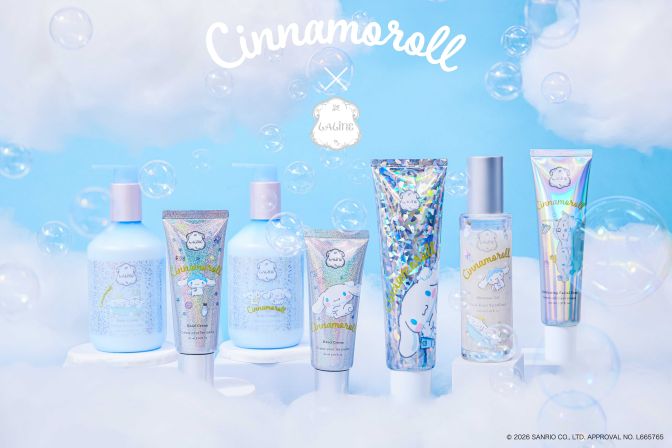 【本館4F/Laline】シナモロール×Laline「Dreamy Bath Time」