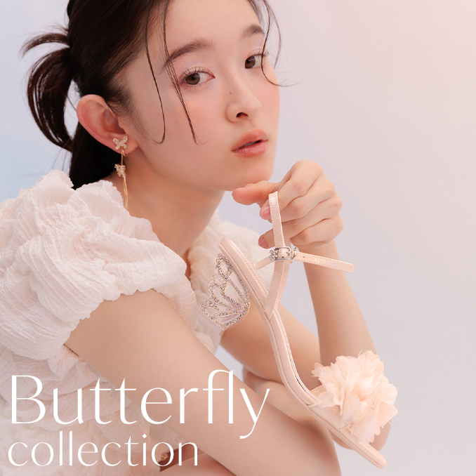 【本館4F/ランダ】儚くも美しい女性らしさを、そっと映し出すデザイン ブランド初の“Butterfly collection”〈5/1(金)発売〉