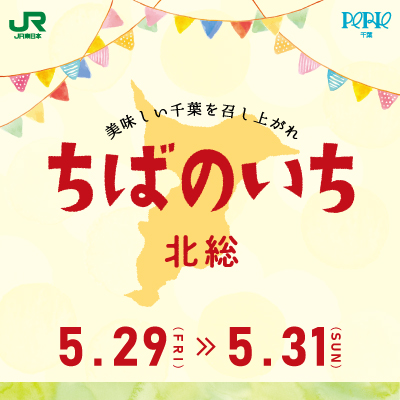 【JR千葉駅中央改札外コンコース イチバンヒロバ】ちばのいち～北総～